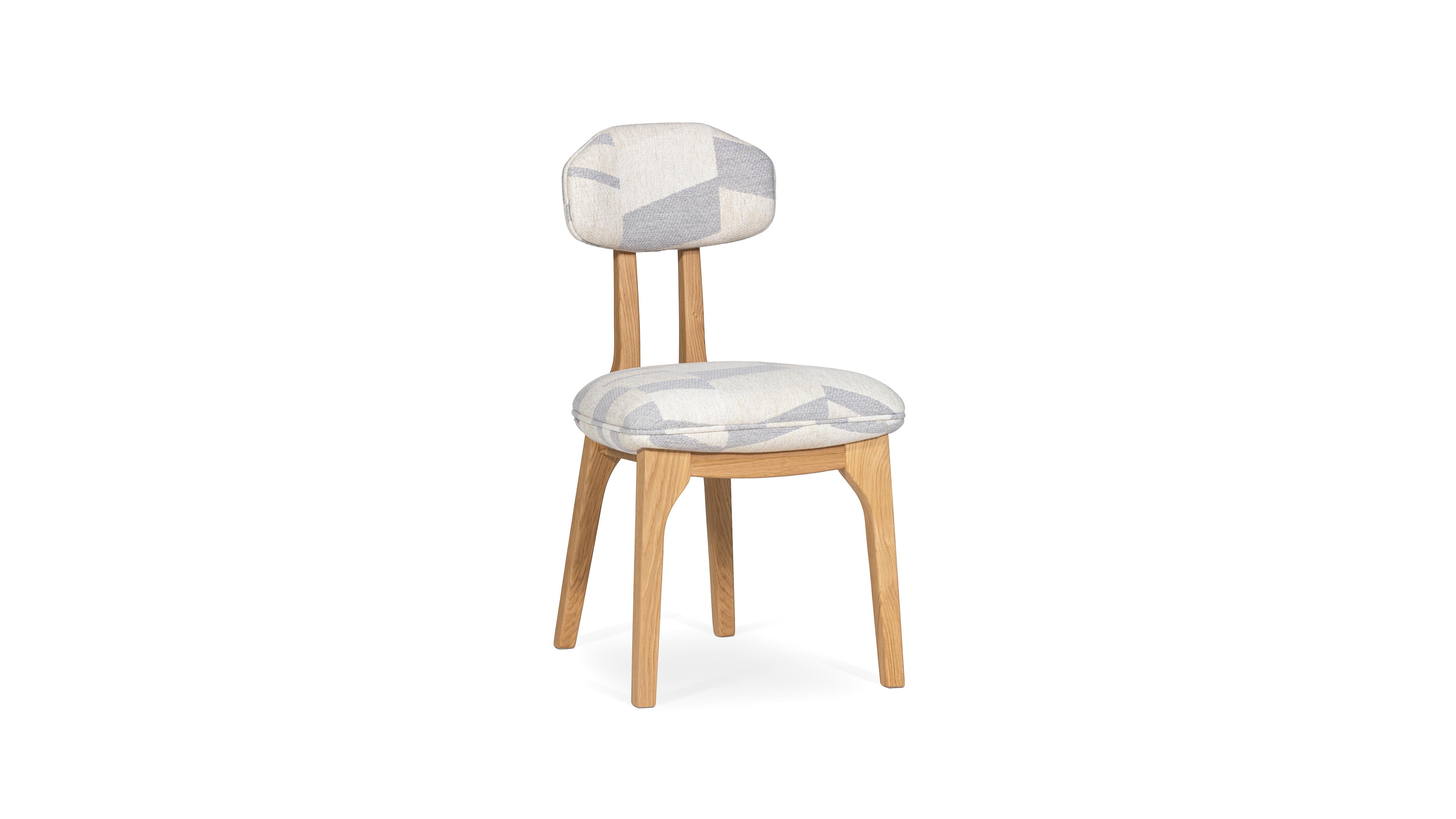 Modern Silhouette Dining Chair, Rif & Oak, InsidherLand by Joana Santos Barbosa For Sale