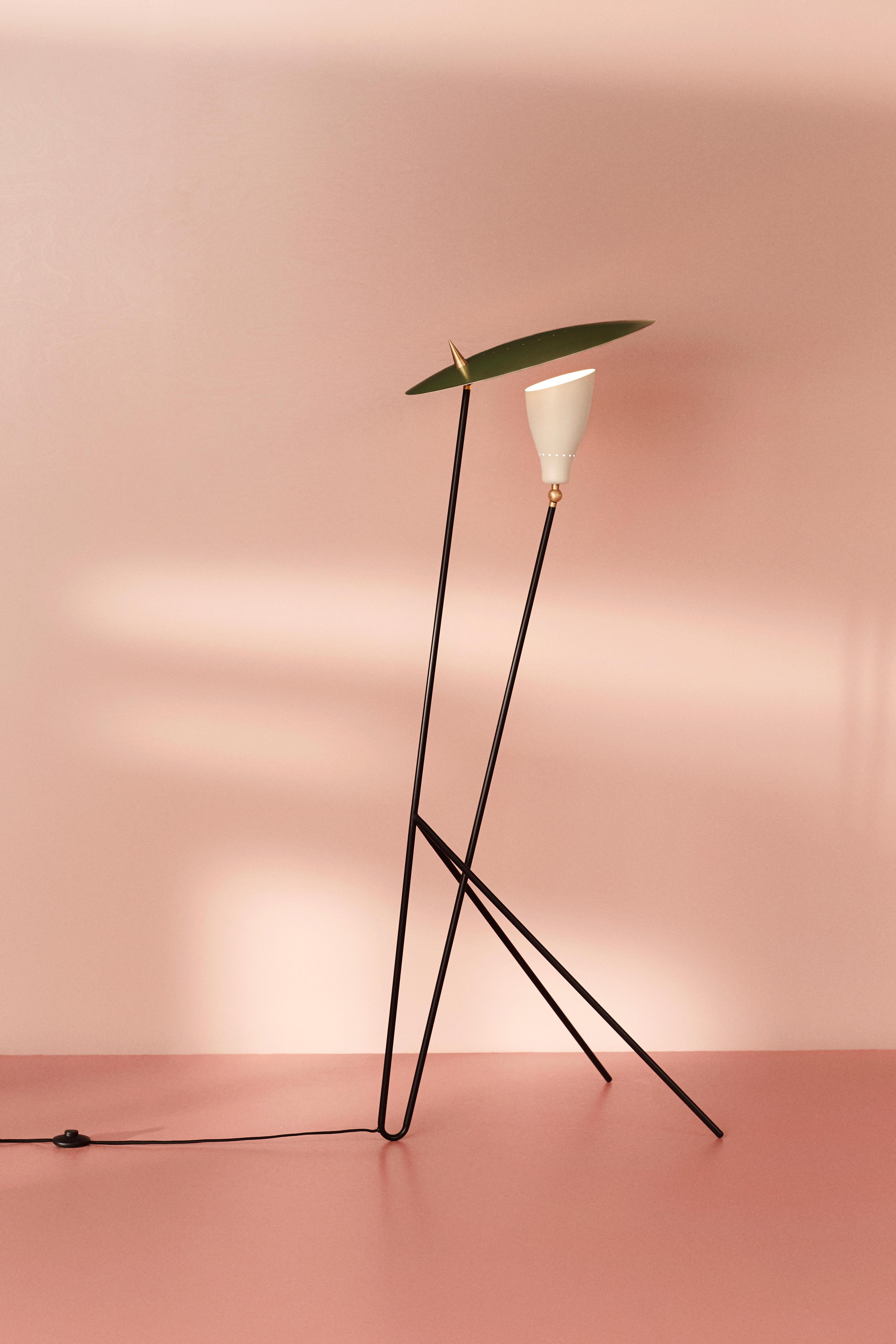 Chinese Silhouette Floor Lamp, by Svend Aage Holm-Sørensen from Warm Nordic For Sale