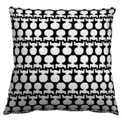 Silhouette Petite Black Pillow