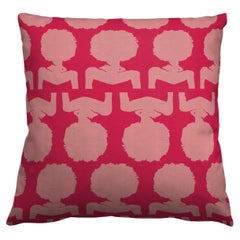 Silhouette Red Pillow