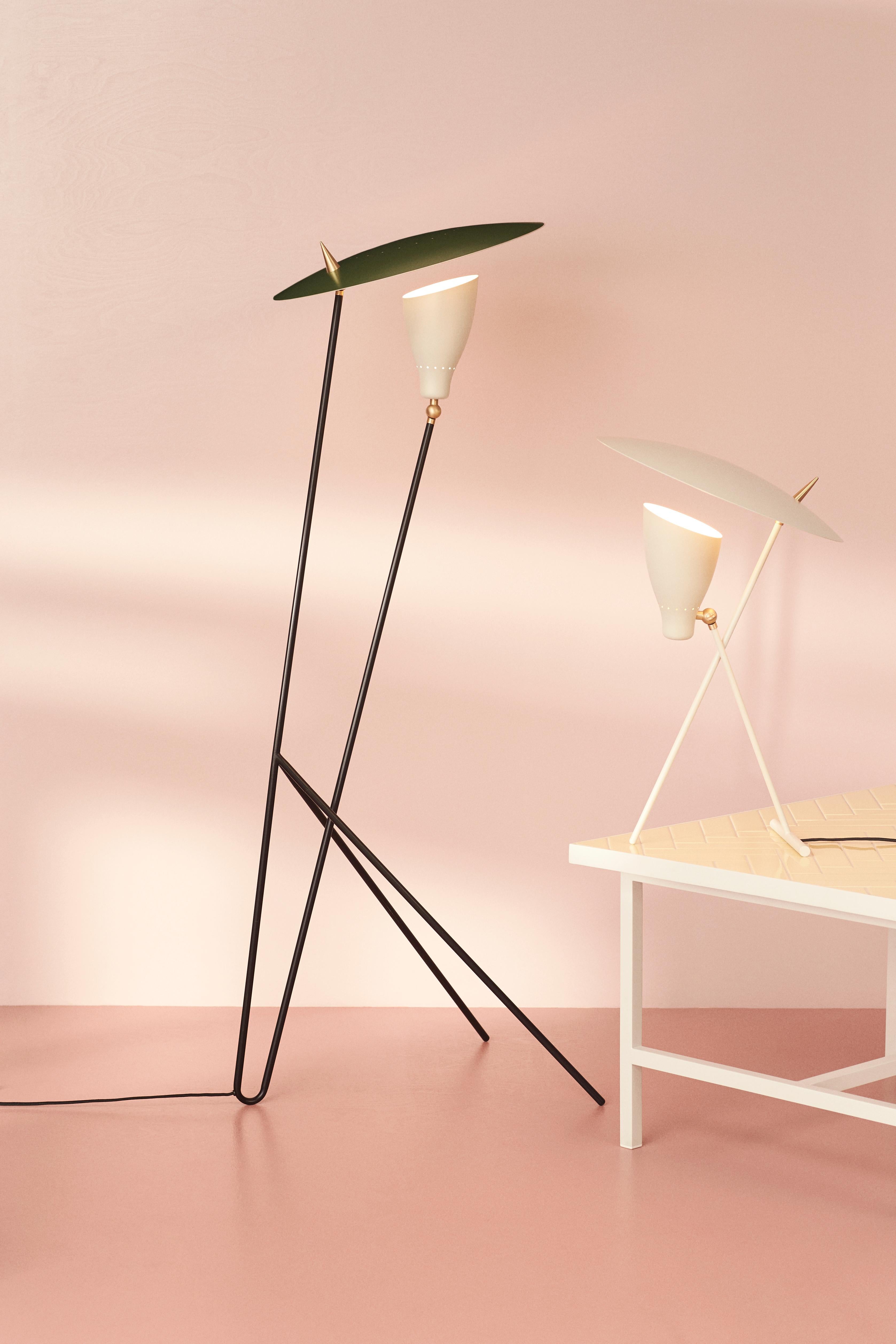 Steel Silhouette Table Lamp, by Svend Aage Holm-Sørensen from Warm Nordic For Sale
