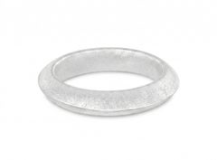 Silhouette Thick Ring in Sterling Silver by Sheng Zhang