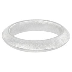Silhouette Thick Ring in Sterling Silver by Sheng Zhang