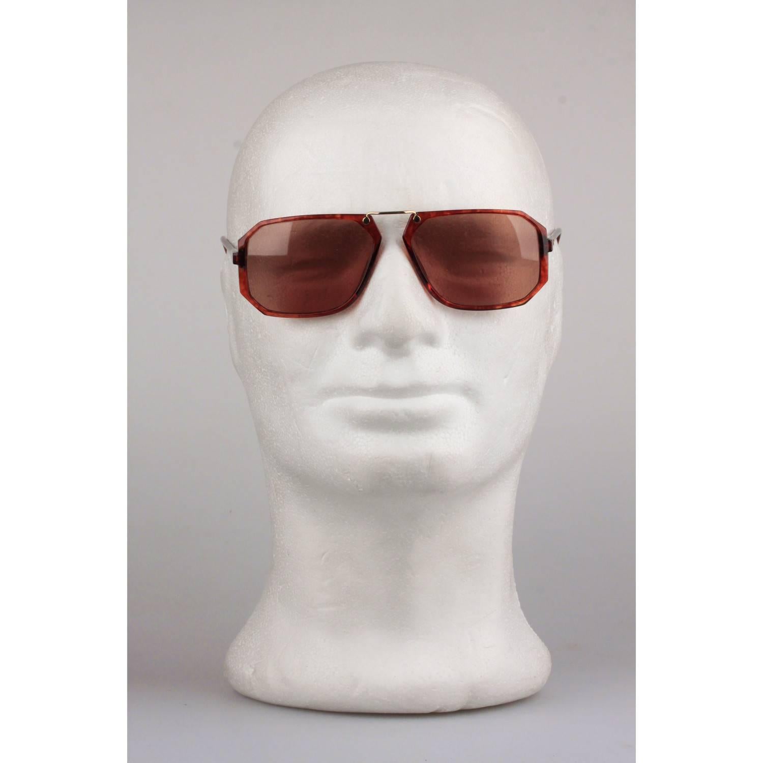 Silhouette Vintage M 2085 57-15mm 140 Brown Unisex Sunglasses In New Condition In Rome, Rome