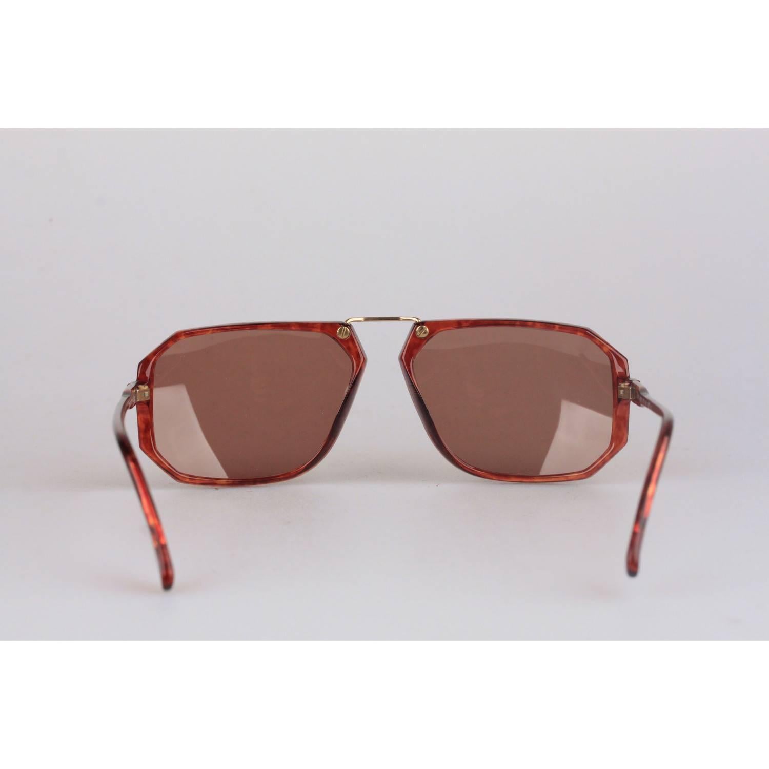 Silhouette Vintage M 2085 57-15mm 140 Brown Unisex Sunglasses 2