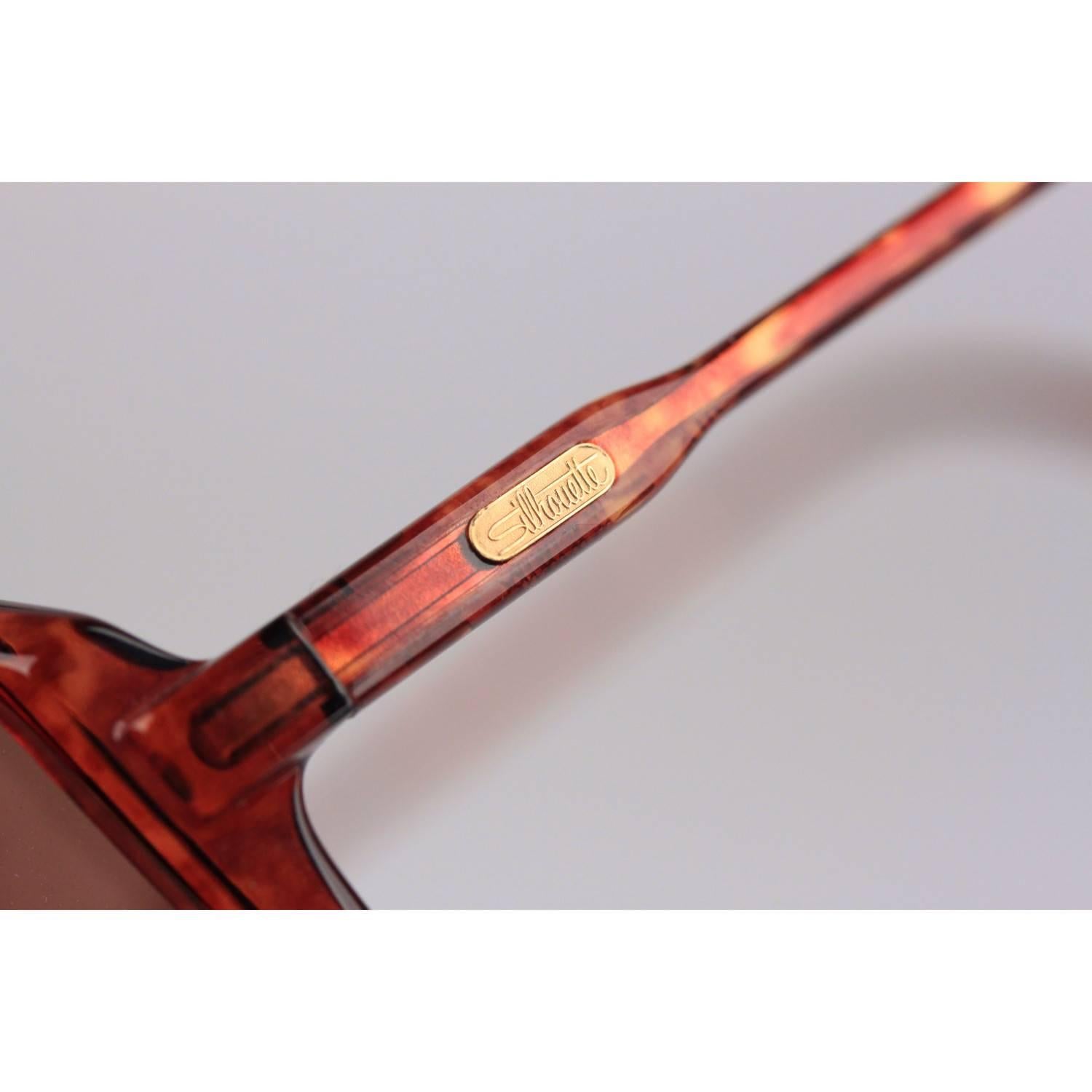Silhouette Vintage M 2085 57-15mm 140 Brown Unisex Sunglasses 4