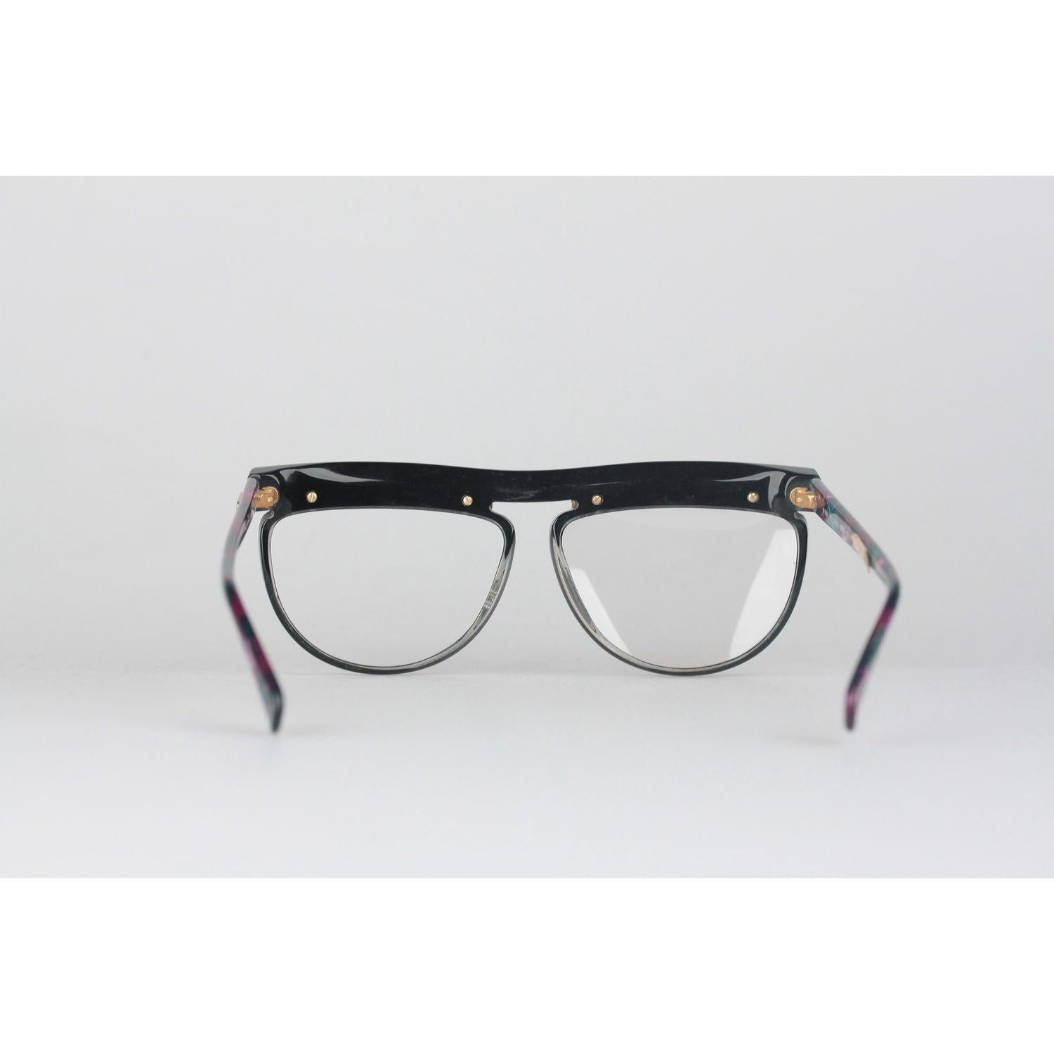 Gray SILHOUETTE Vintage Multicolor Mint Rare Eyeglasses mod. M1269 59mm