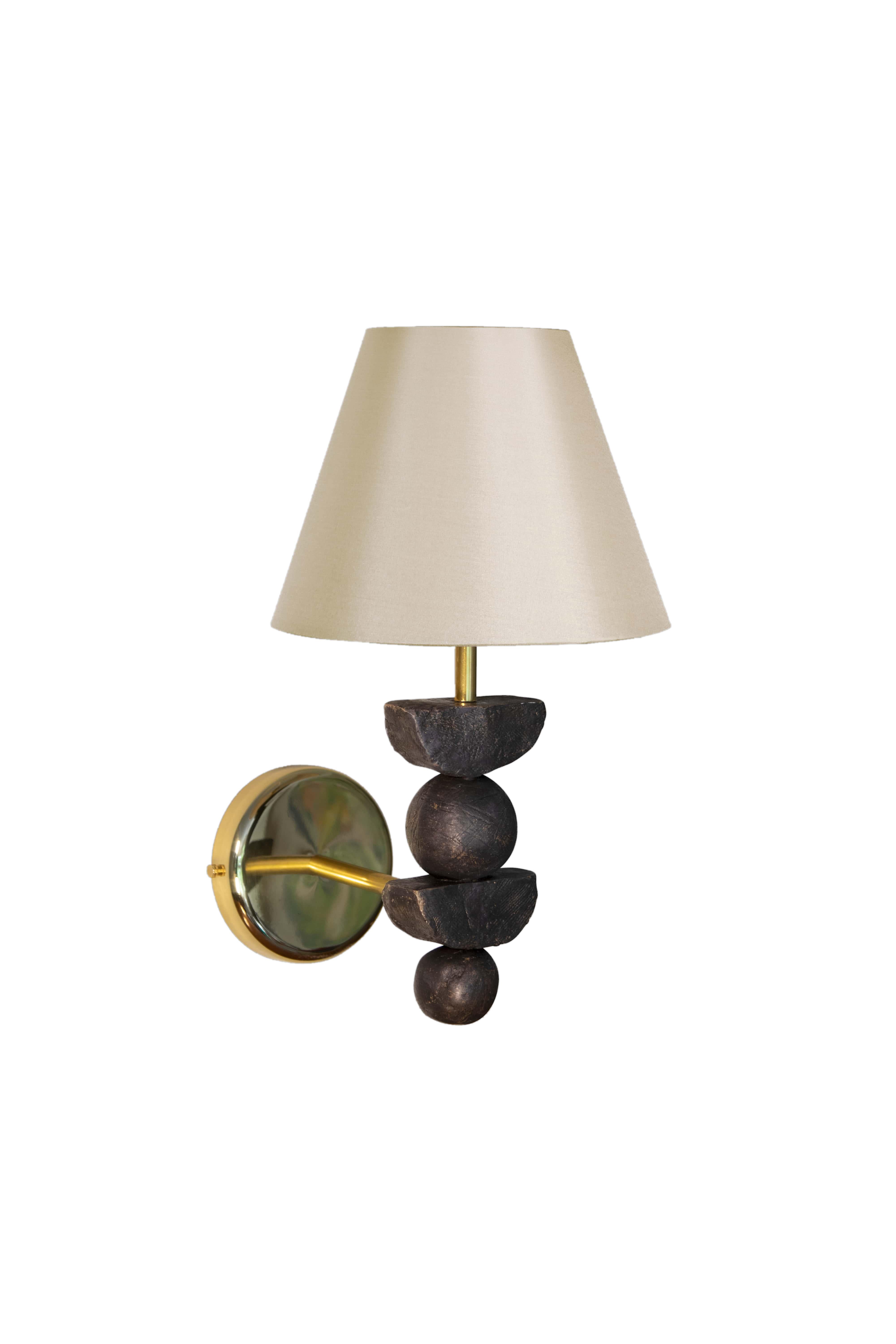 Silhouette Wall Light in Emerald and Blackened Metal Finish by Margit Wittig en Nuevo estado para la venta en  London, GB