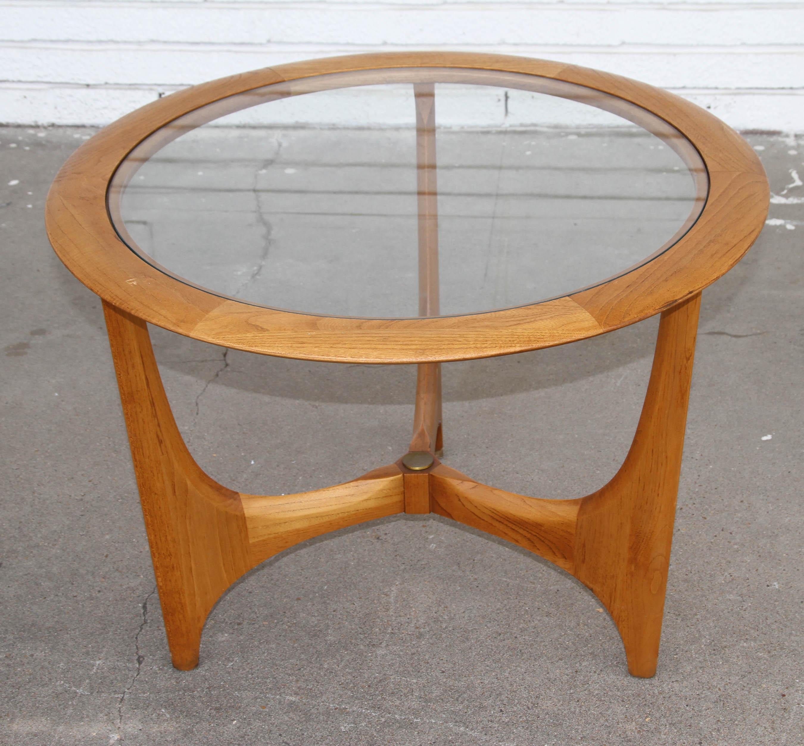 Mid-Century Modern Table d'appoint Silhouette de Lane, États-Unis, années 1960 en vente