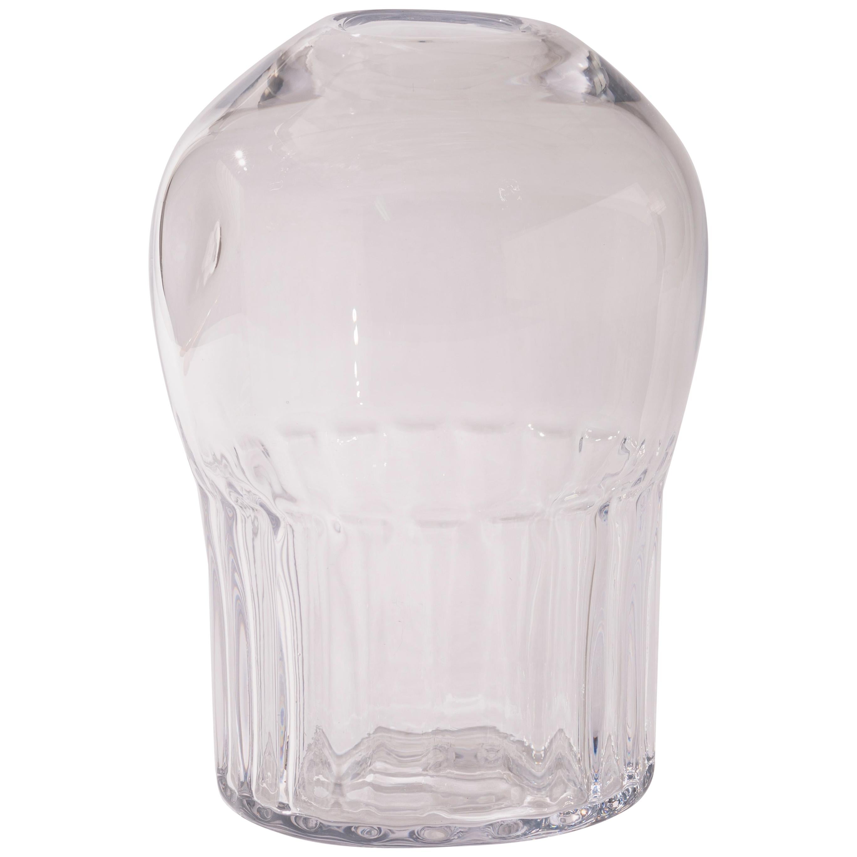 Silice Vase, Blown Glass, Unique 01