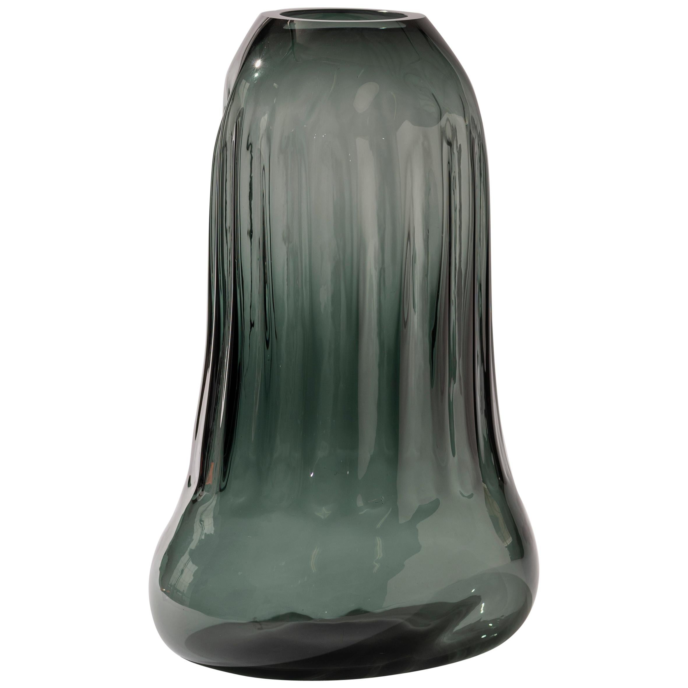 Silice Vase, Blown Glass, Unique 02