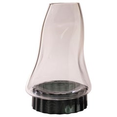 Vaso Silice, vetro soffiato, unico 10