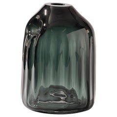Silice Vase, Blown Glass, Unique 12