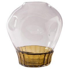 Silice Vase, Blown Glass, Unique 22