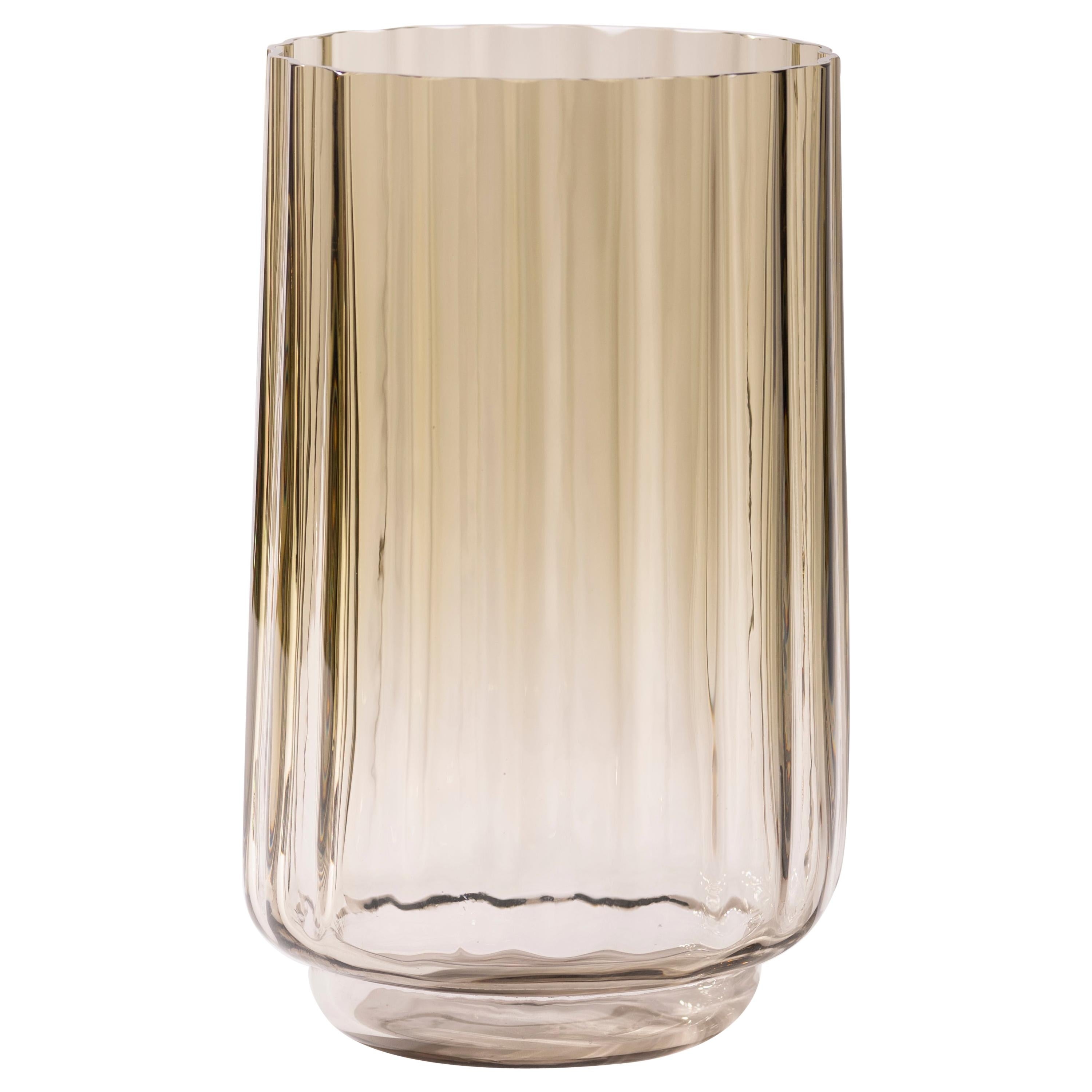 Silice Vase, Blown Glass, Unique 23
