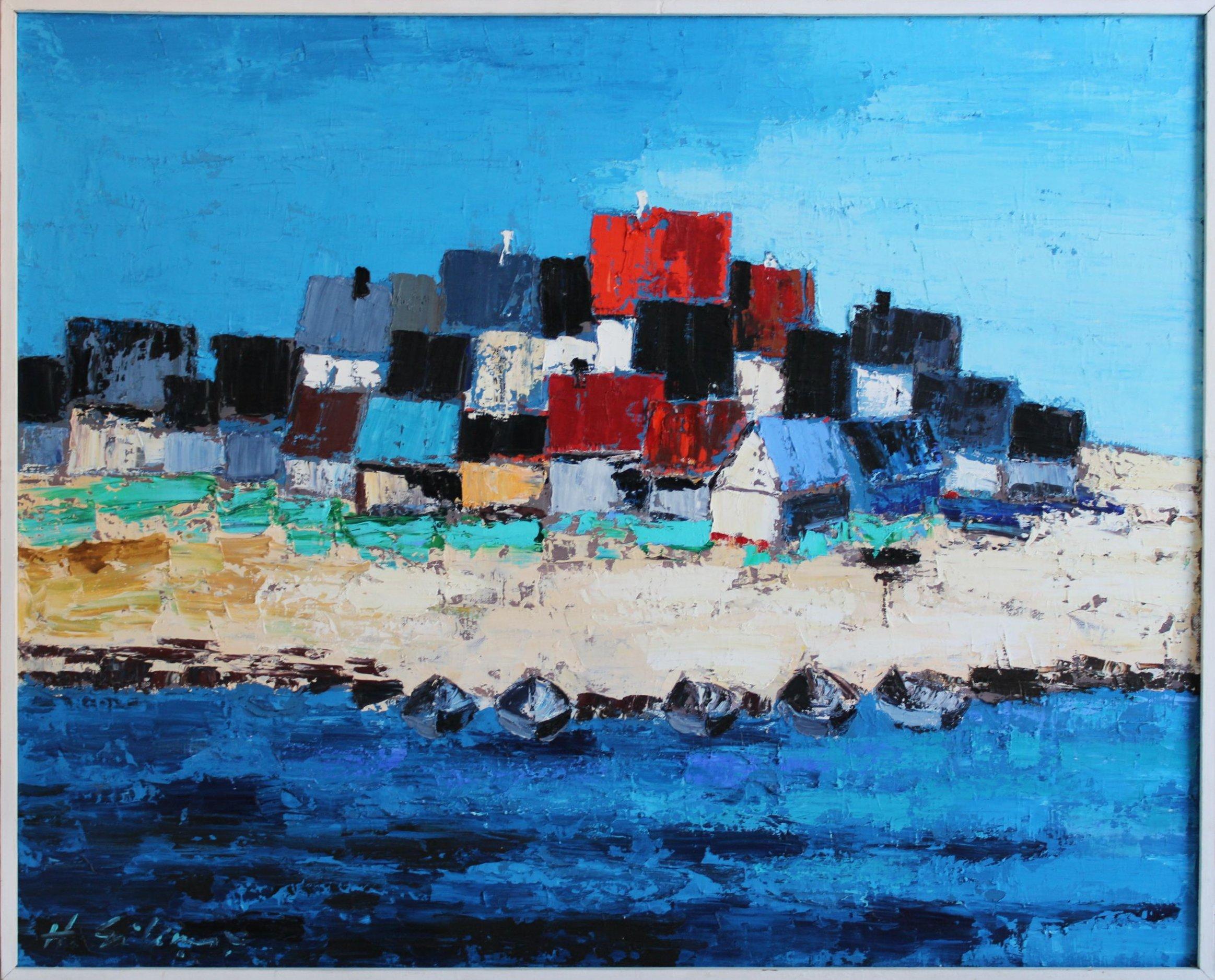 Kaltene - Painting di Silins Herberts Ernests