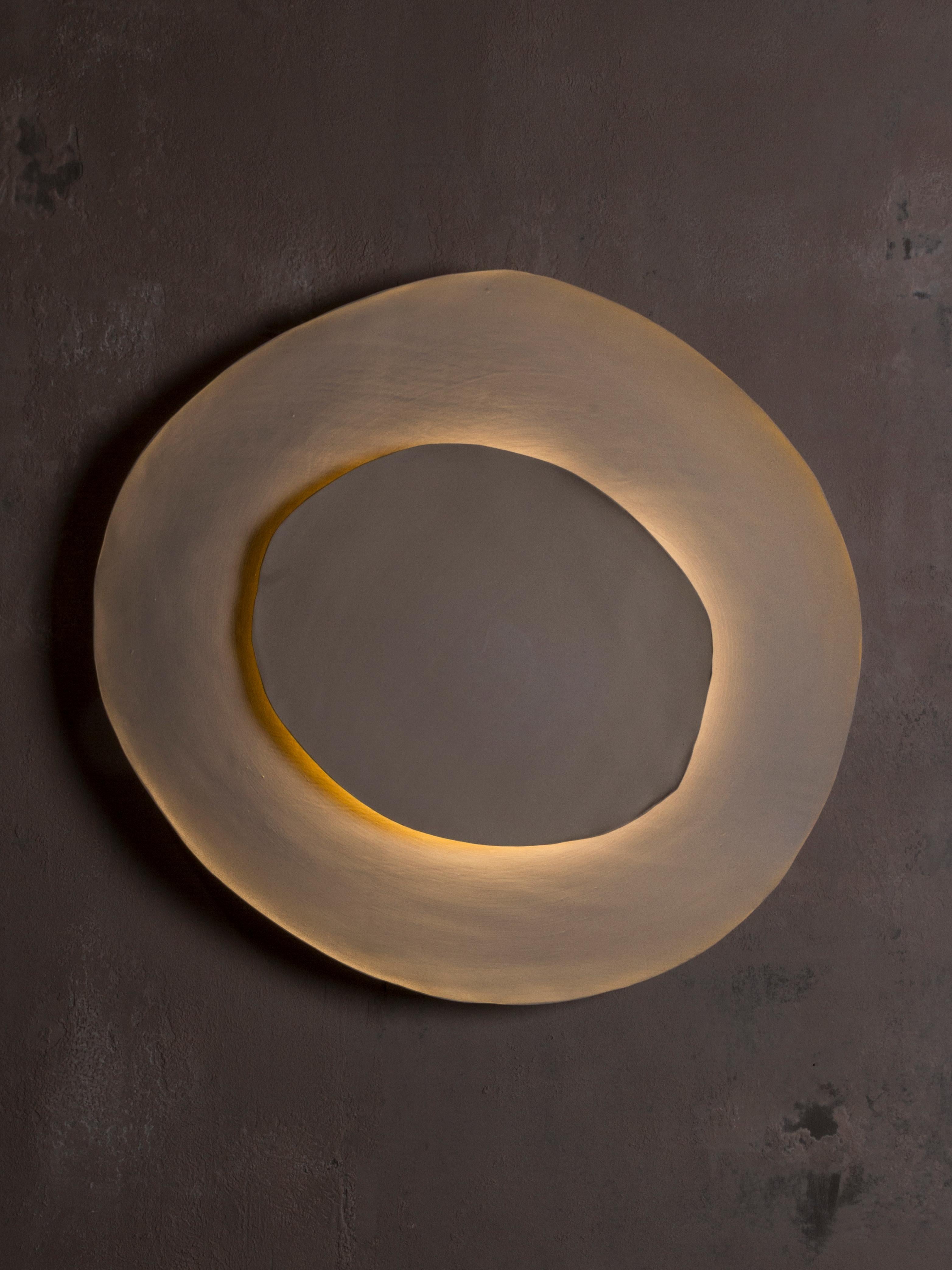 Ceramic Silk #20 Wall Light by Margaux Leycuras For Sale
