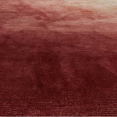 Silk Abstract Ombre Rug in Beige "Roselight" by Doris Leslie Blau