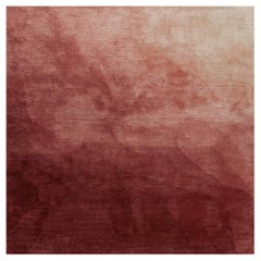 Silk Abstract Ombre Rug in Beige "Roselight" by Doris Leslie Blau