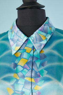 Silk abstract printed shirt Escada by Margaretha Rey