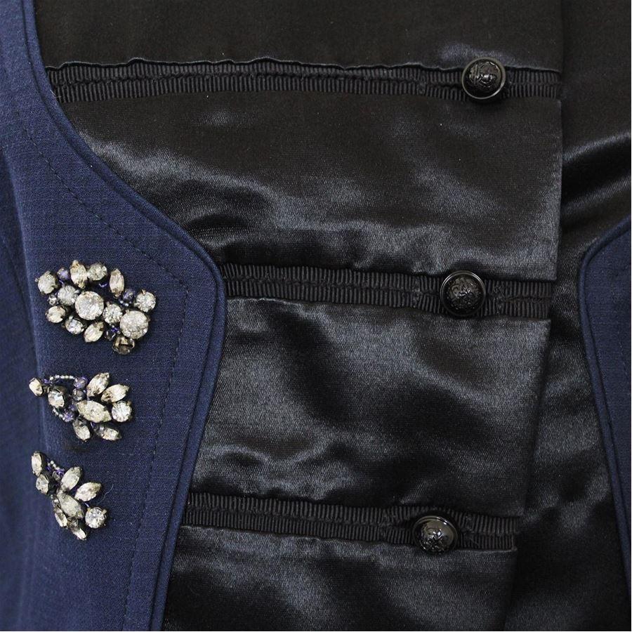 Roberto Cavalli Silk and satin jacket size 42 In Excellent Condition For Sale In Gazzaniga (BG), IT