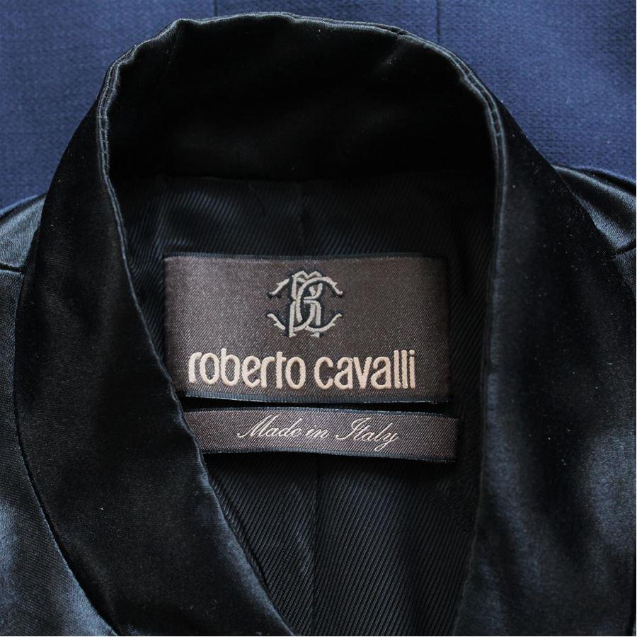 Women's Roberto Cavalli Silk and satin jacket size 42 For Sale