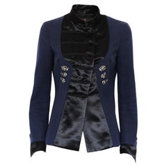 Roberto Cavalli Silk and satin jacket size 42