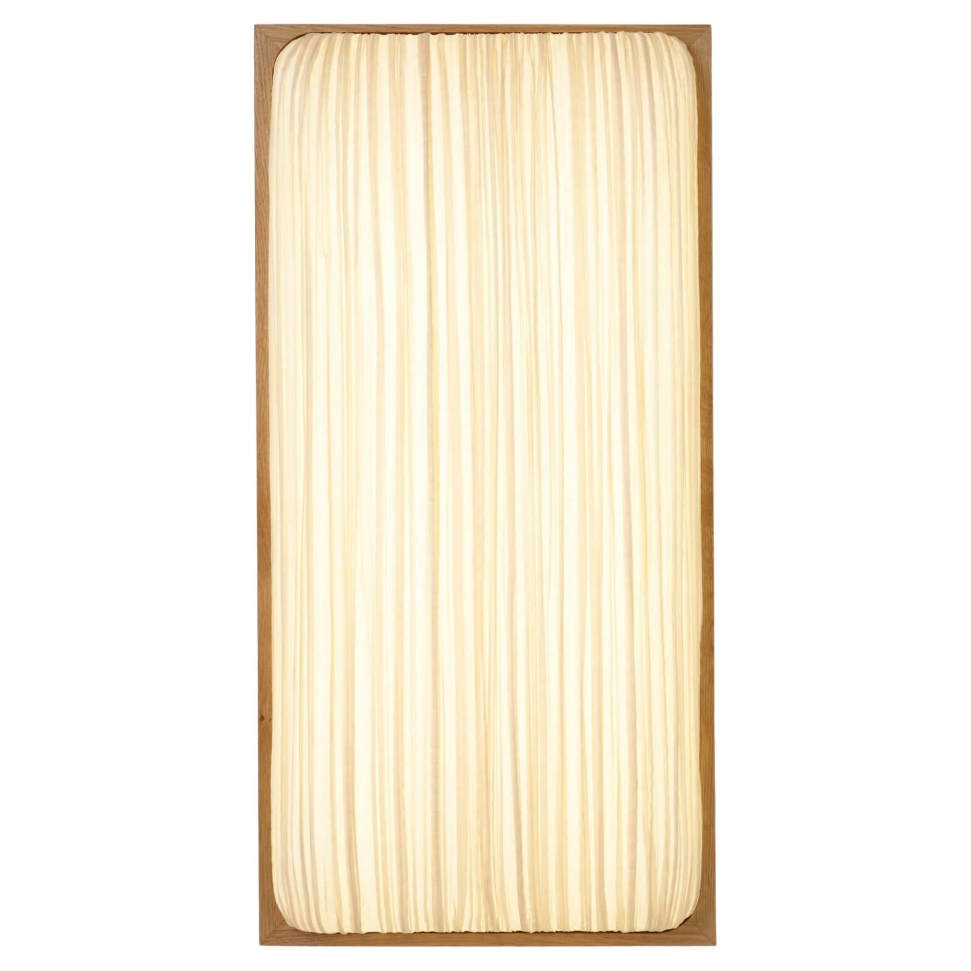 Silk and Wood "Simon Says Maybe" Wall and Ceiling Lamp by Aqua Creations