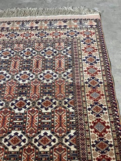 Silk and wool Persian Carpet