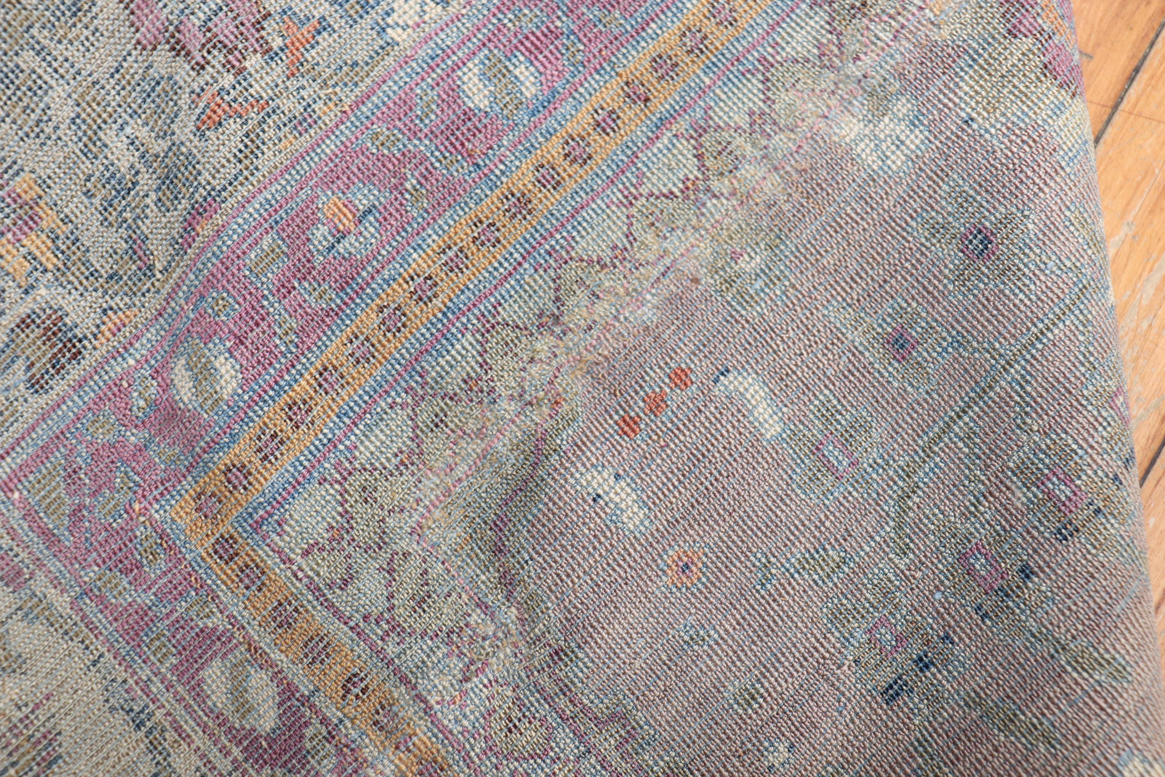 Silk Antique Mohtasham Kashan Rug 1