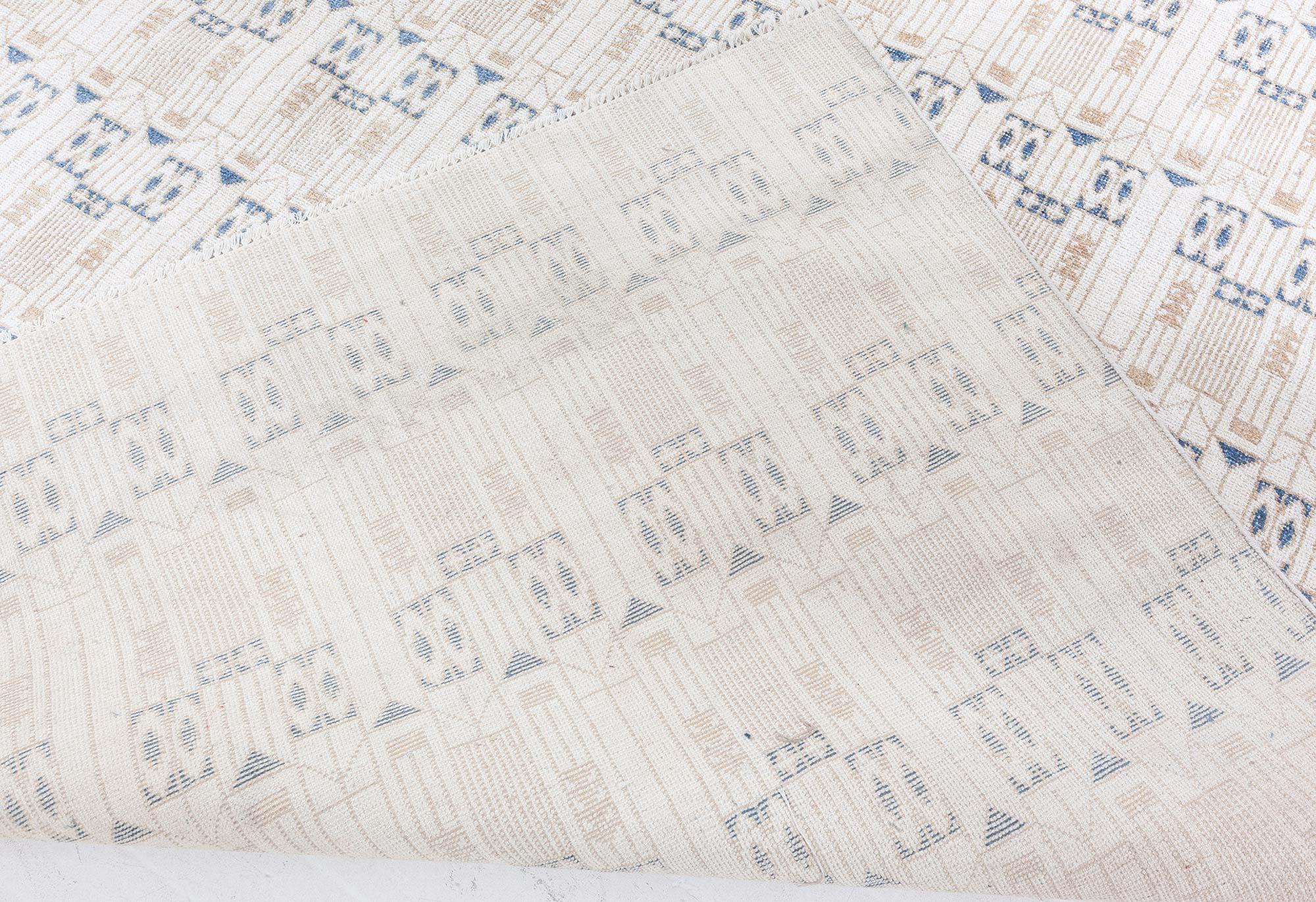Silk Art Deco Contemporary Rug by Doris Leslie Blau For Sale 3