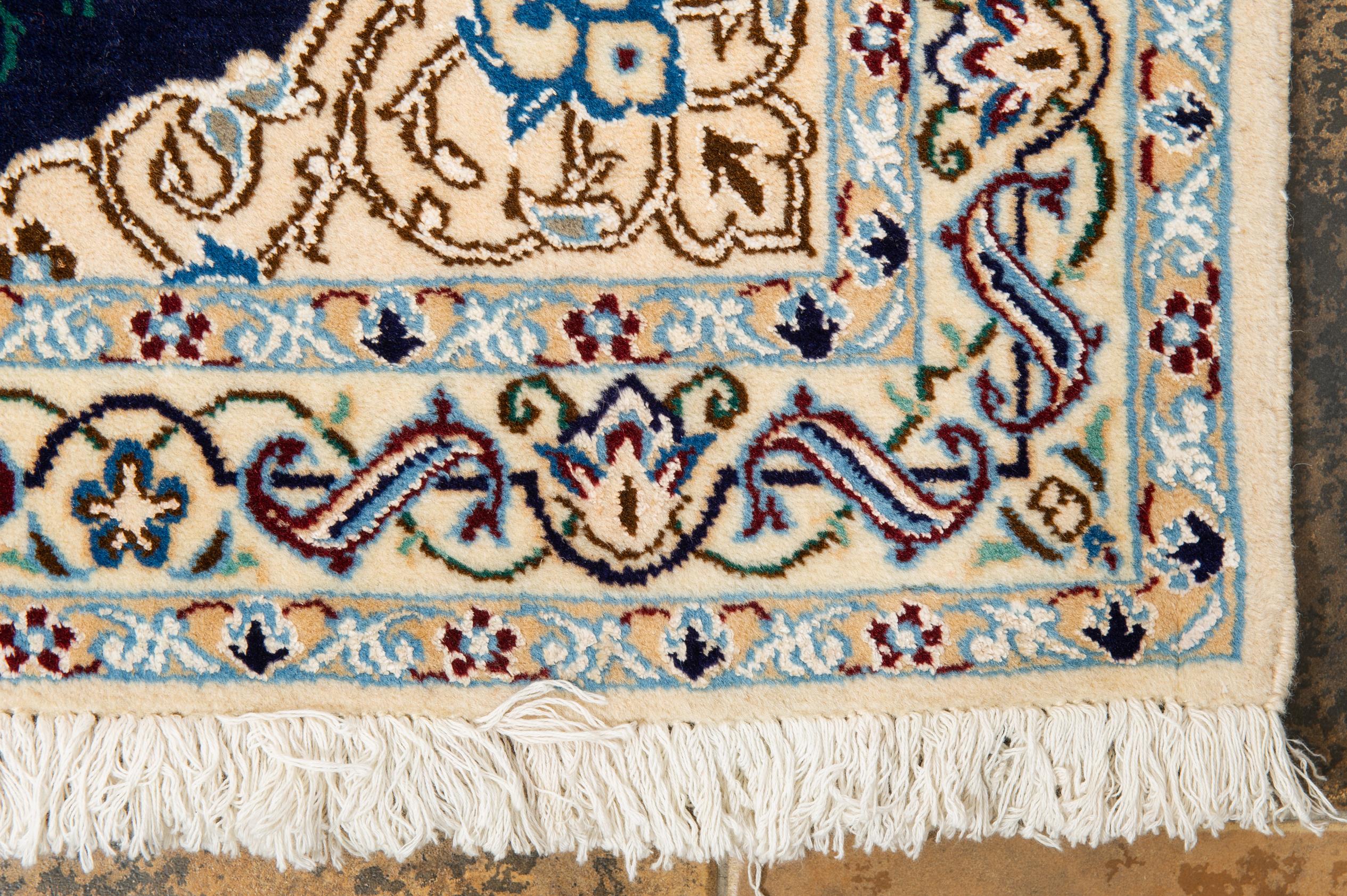 Wool Silk Blend Agra Carpet For Sale