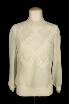 Silk blouse 1940's