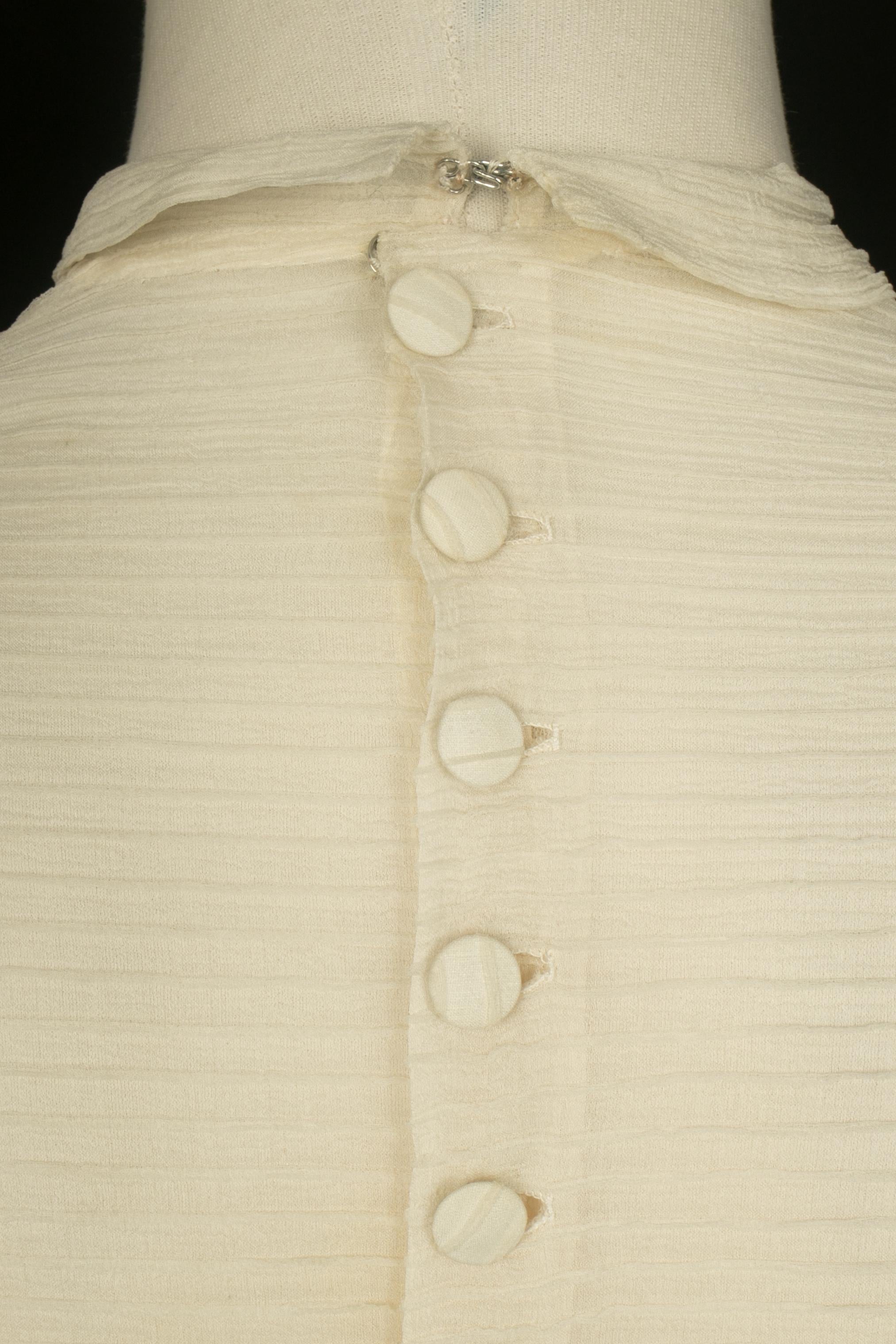 Silk blouse 1940's in vendita 2