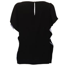 Ralph Lauren Women's Silk Blouse Black Size 42 Italy Circa 2010