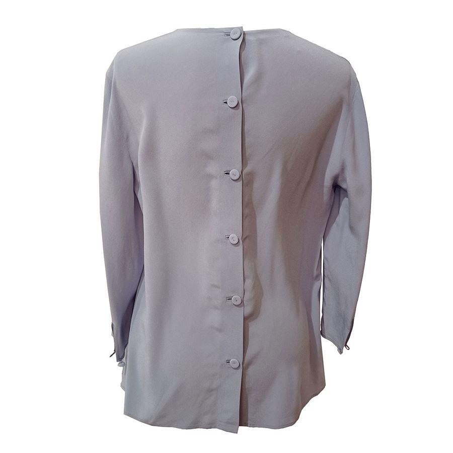 Prada Silk blouse size 44 For Sale at 1stDibs