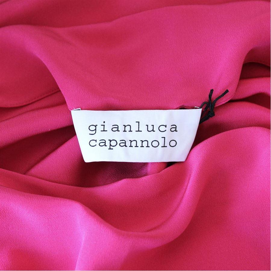 Gianluca Capannolo Silk blouse size 38 In Excellent Condition For Sale In Gazzaniga (BG), IT