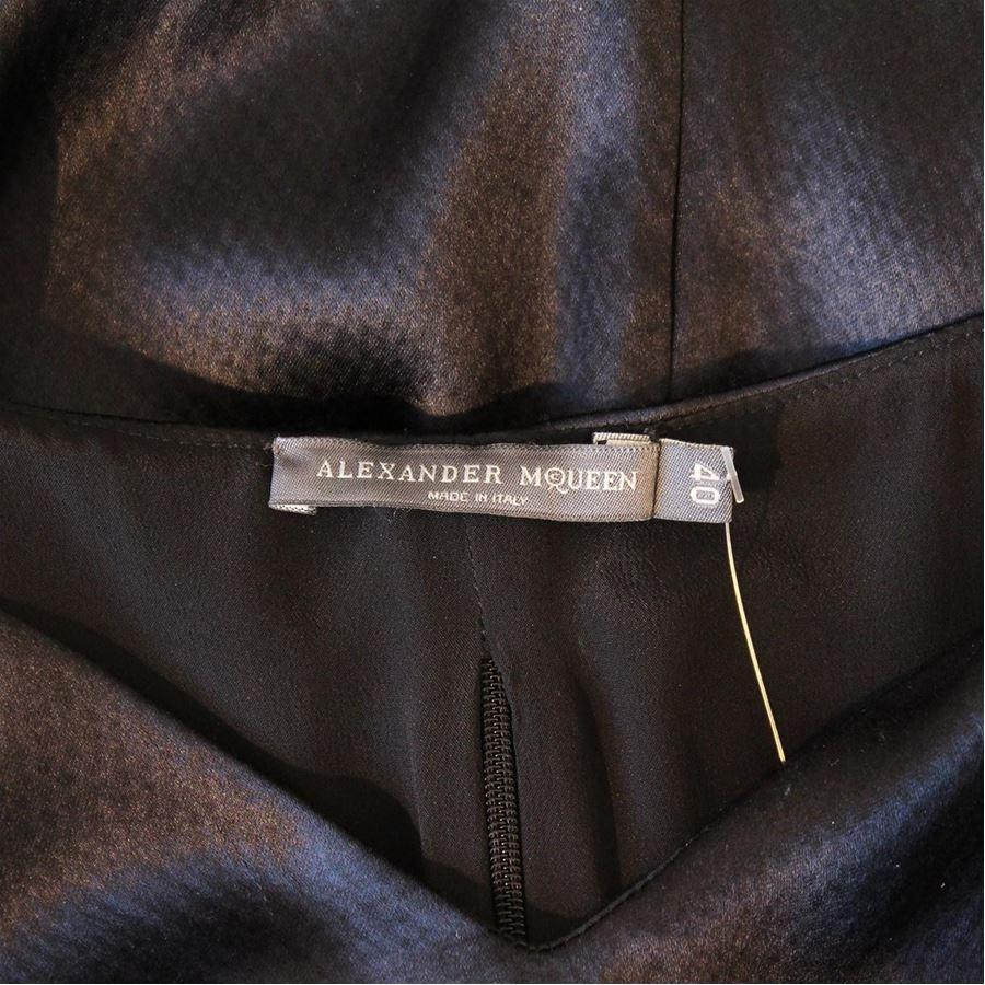 Alexander McQueen Silk blouse size 40 In Excellent Condition For Sale In Gazzaniga (BG), IT