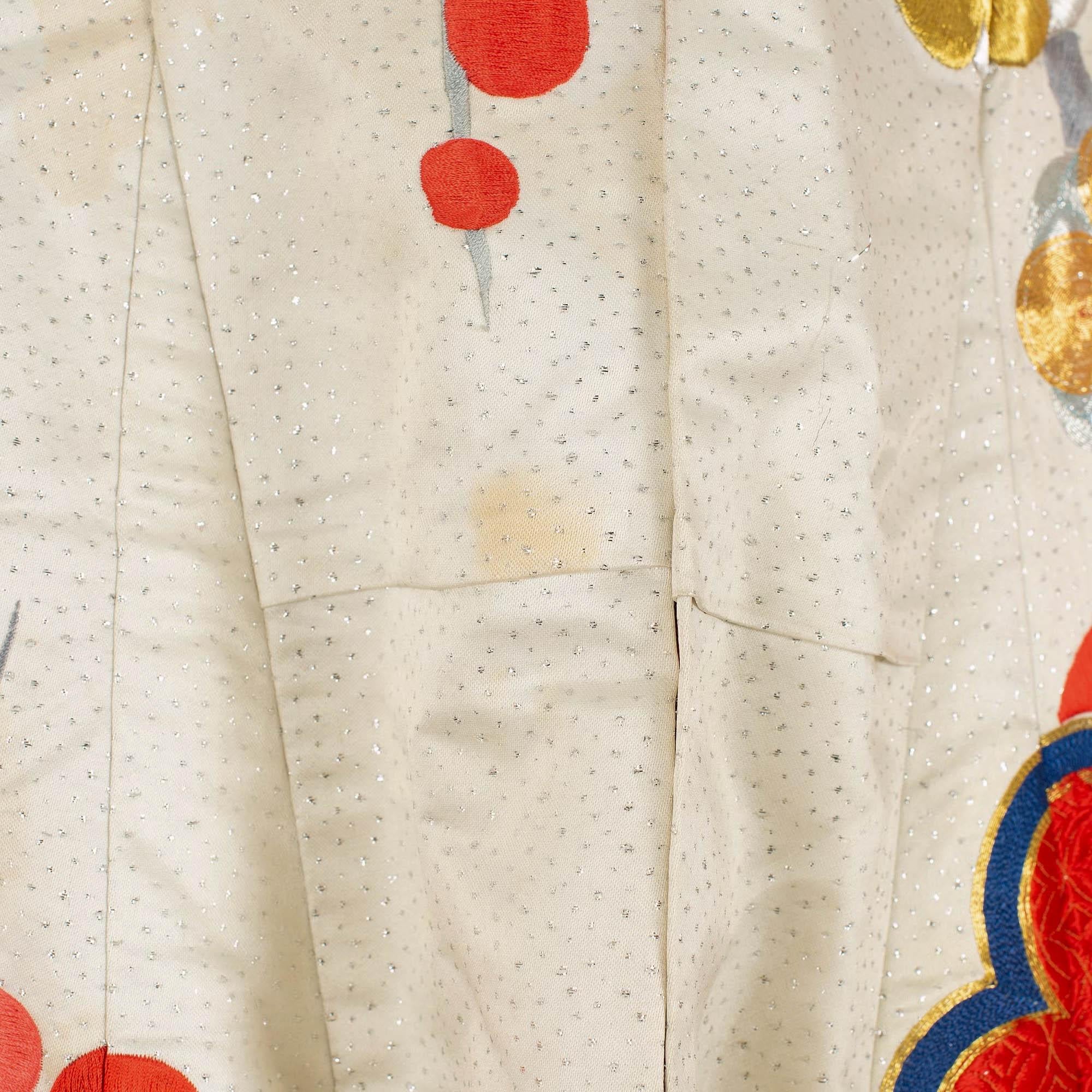 Abito da cerimonia Kimono giapponese in broccato di seta in vendita 1