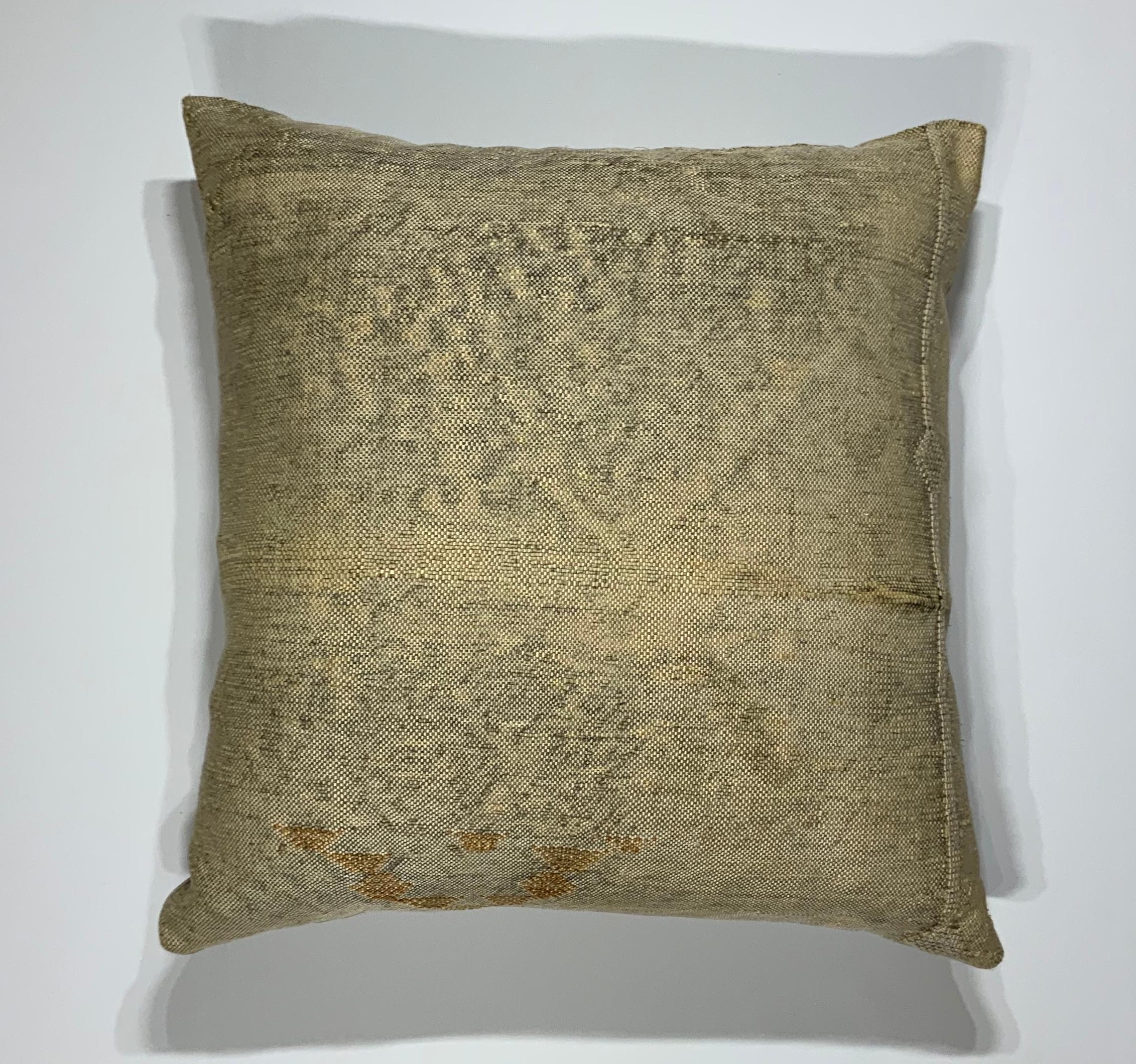 20th Century Silk Cactus Pillow
