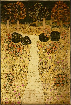 Silk Carpet Klimt Style Garden Design Gunther Lambert