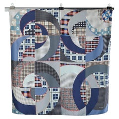 Pañuelo de seda Carré estampado con motivo patchwork Chanel