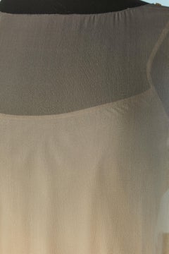 Silk chiffon dégradé cocktail dress with lace and pvc pastilles Sportmax Défilé