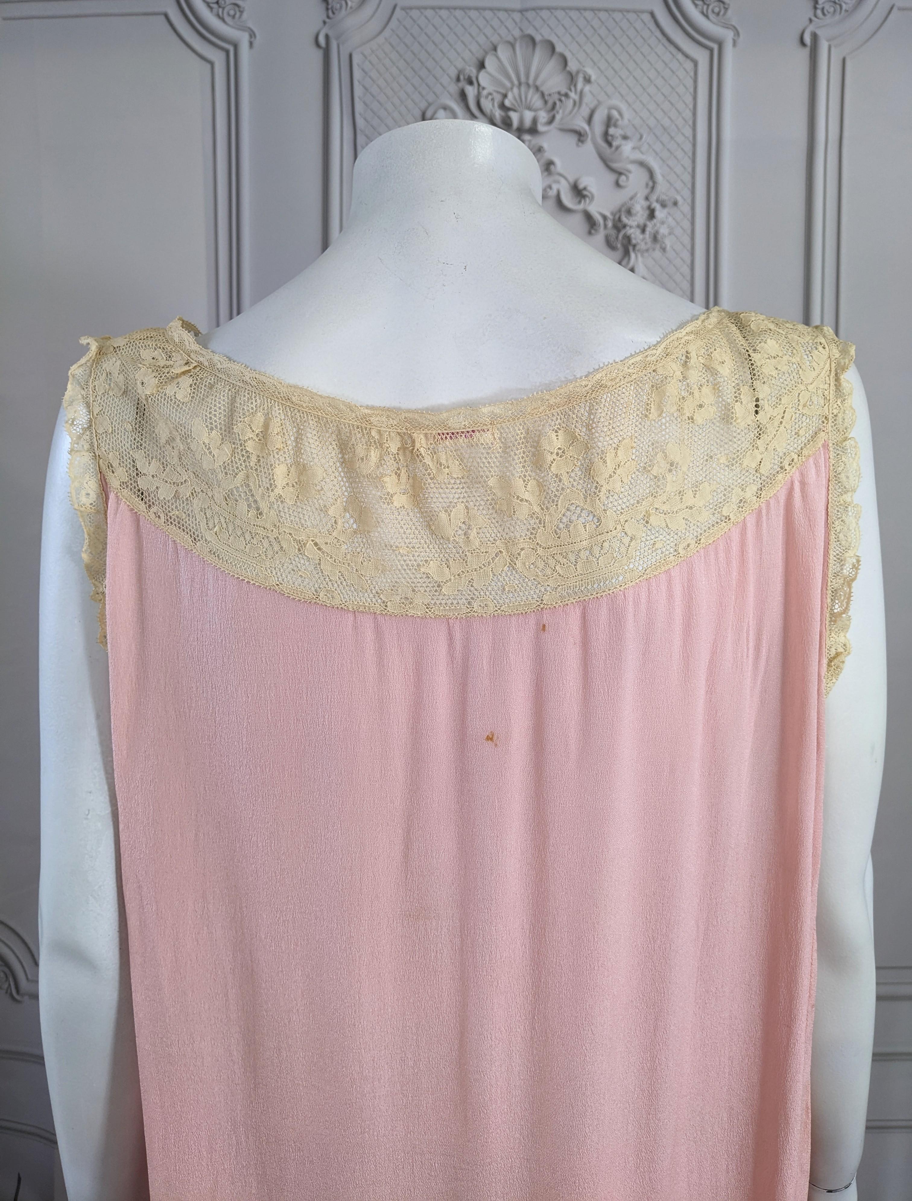 Silk Crepe, Chiffon and Lace Gown, I. Magnin 4