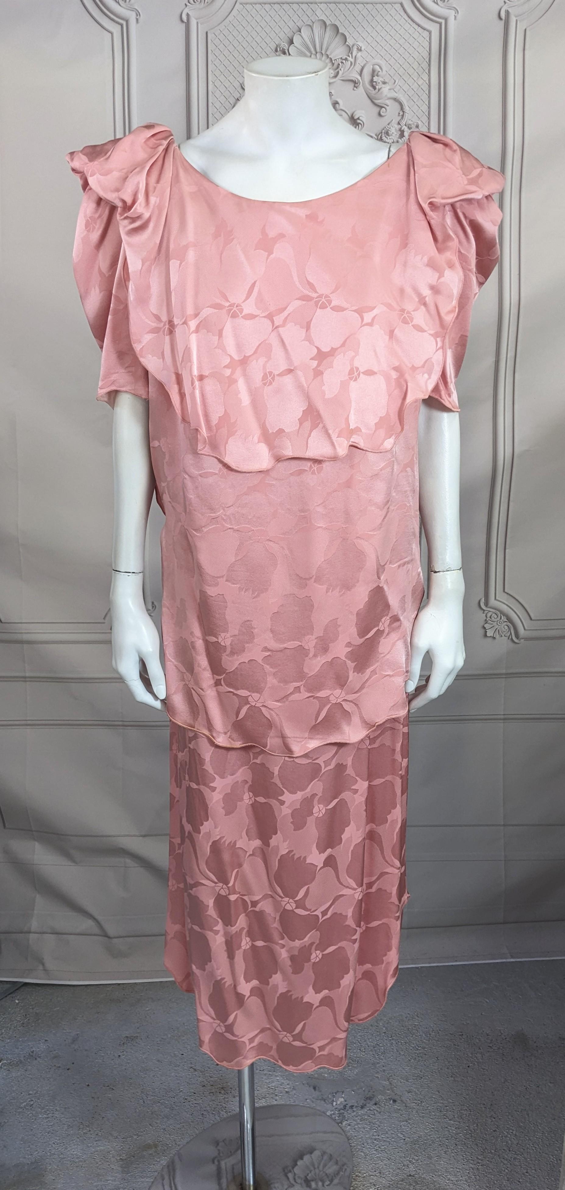Ensemble en crêpe de soie jacquard en vente 5