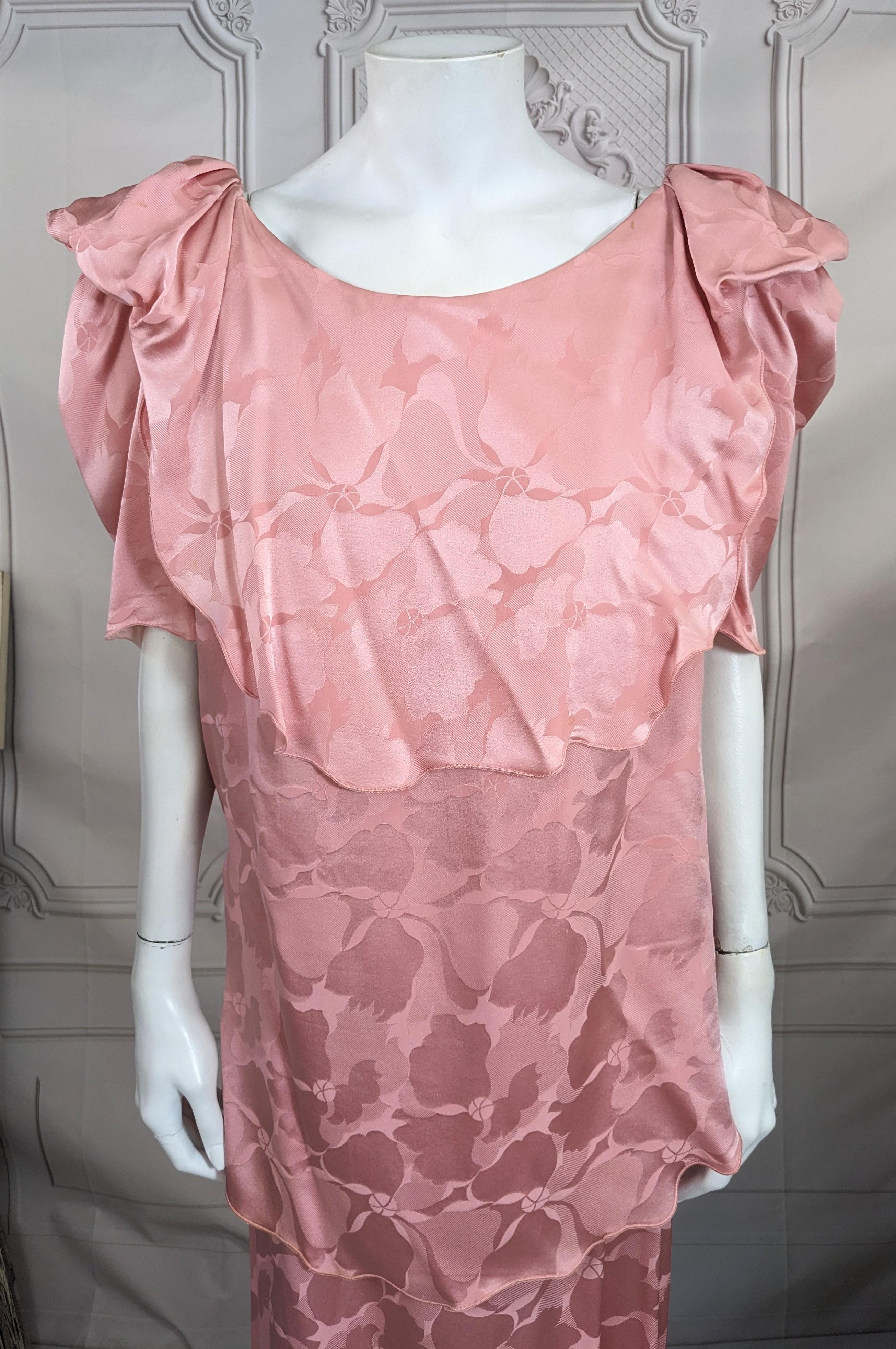 Ensemble en crêpe de soie jacquard en vente 7