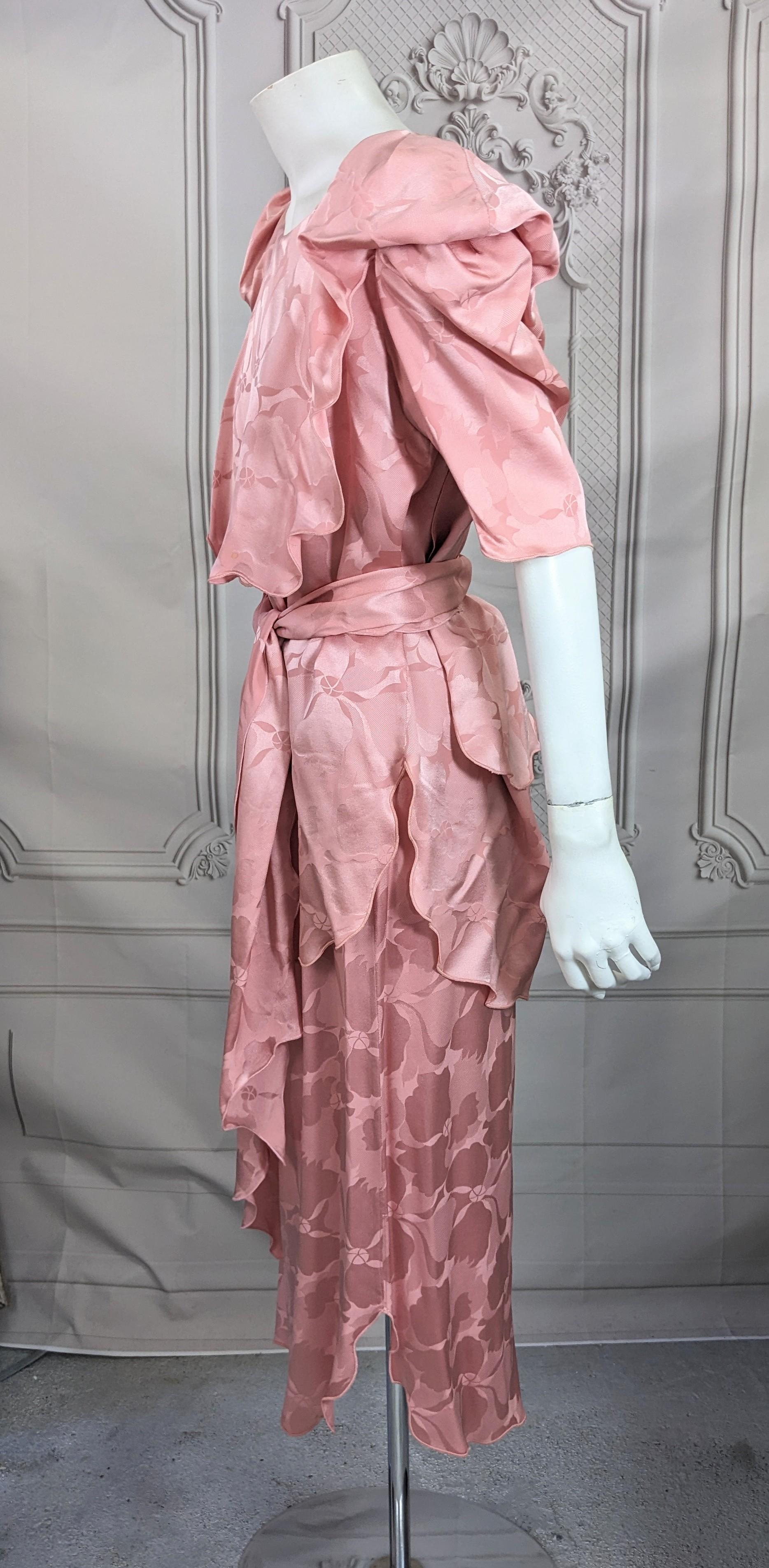 Ensemble en crêpe de soie jacquard Bon état - En vente à New York, NY