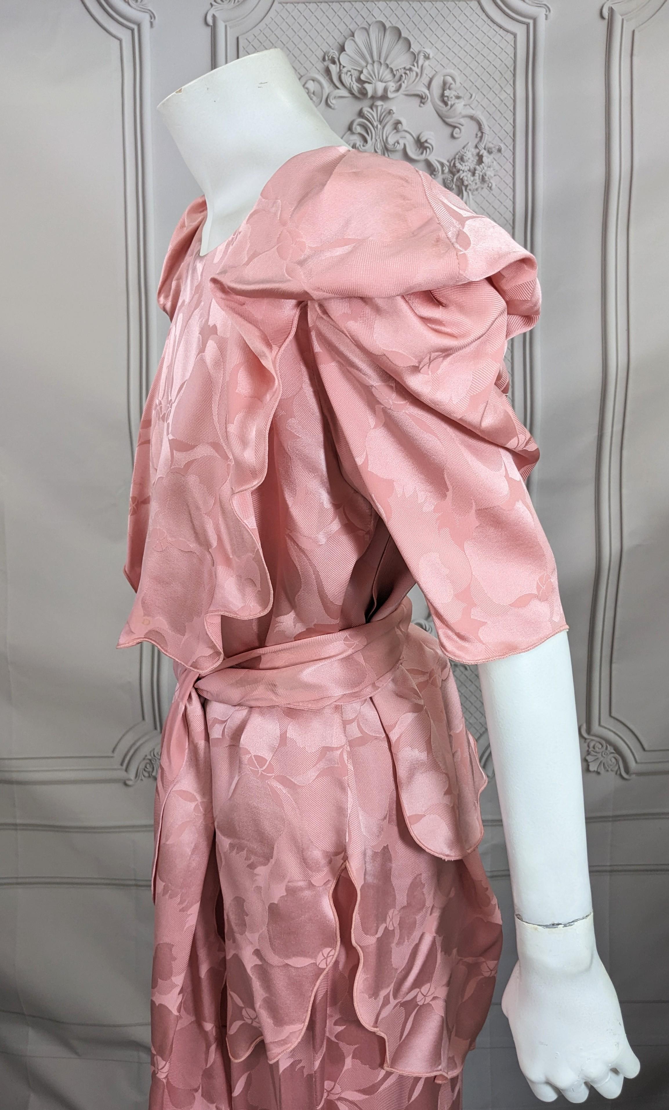 Ensemble en crêpe de soie jacquard Unisexe en vente