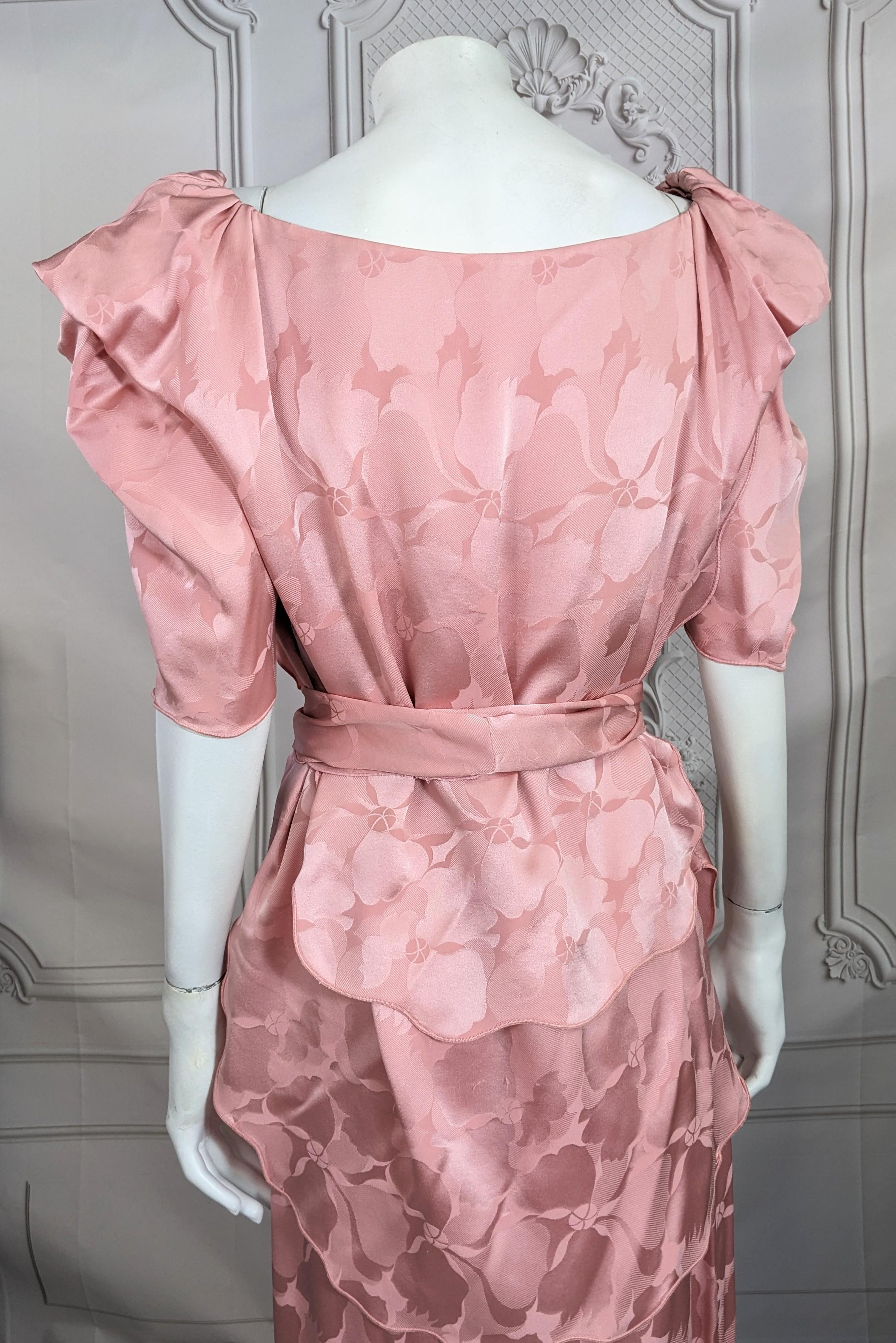 Ensemble en crêpe de soie jacquard en vente 4