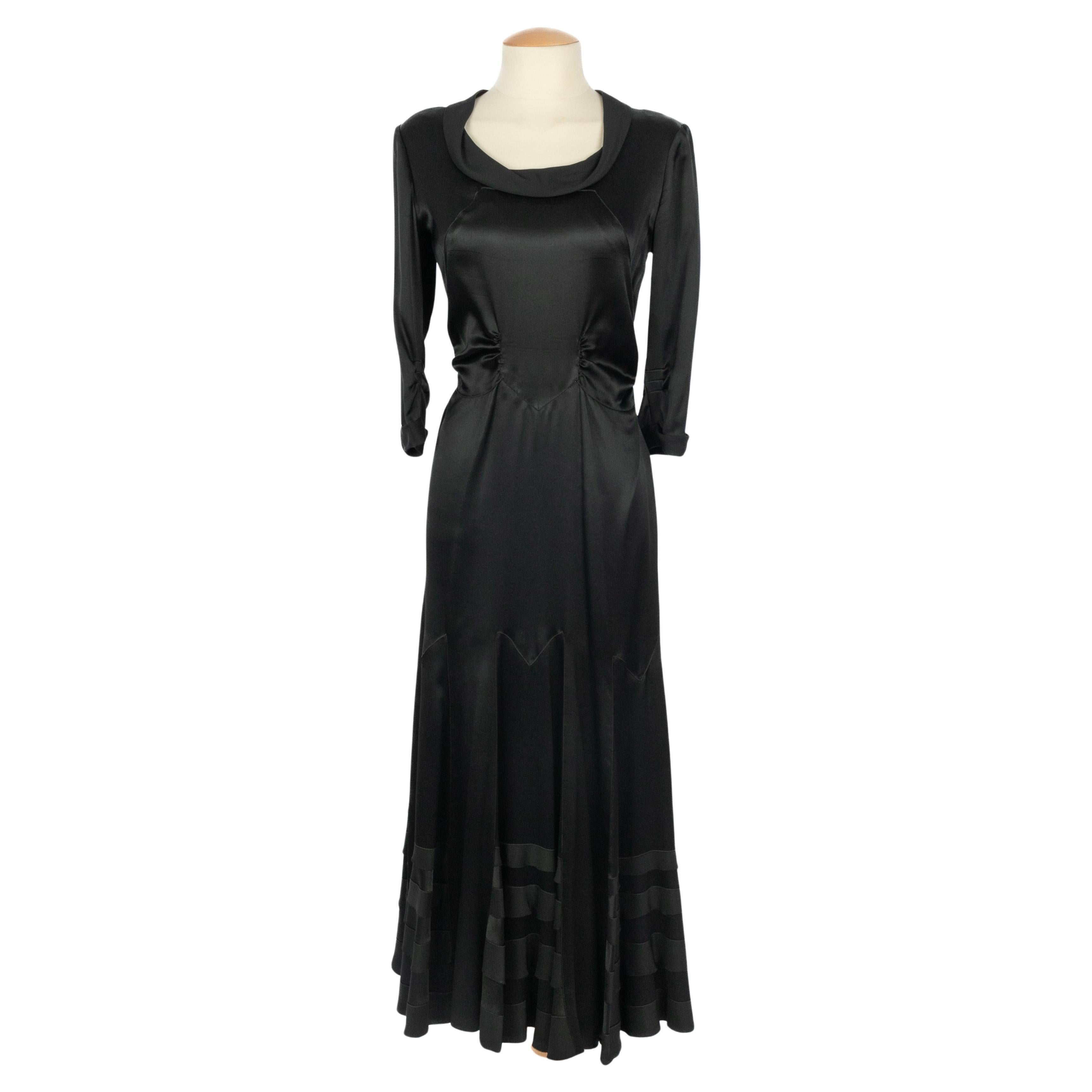 Seidenkleid 1930er Jahre
